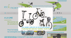 Desktop Screenshot of eco-riders.com
