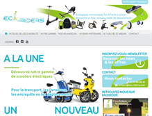 Tablet Screenshot of eco-riders.com